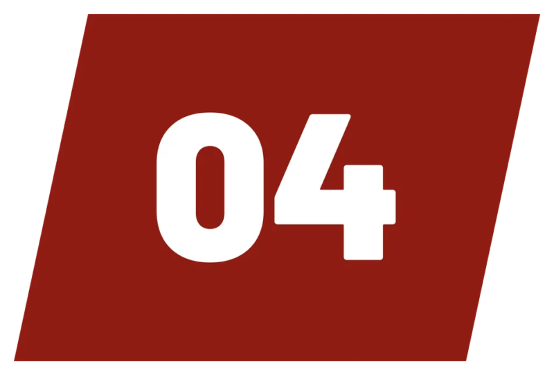Red number four icon A-Jacks Towing Roadside Solutions