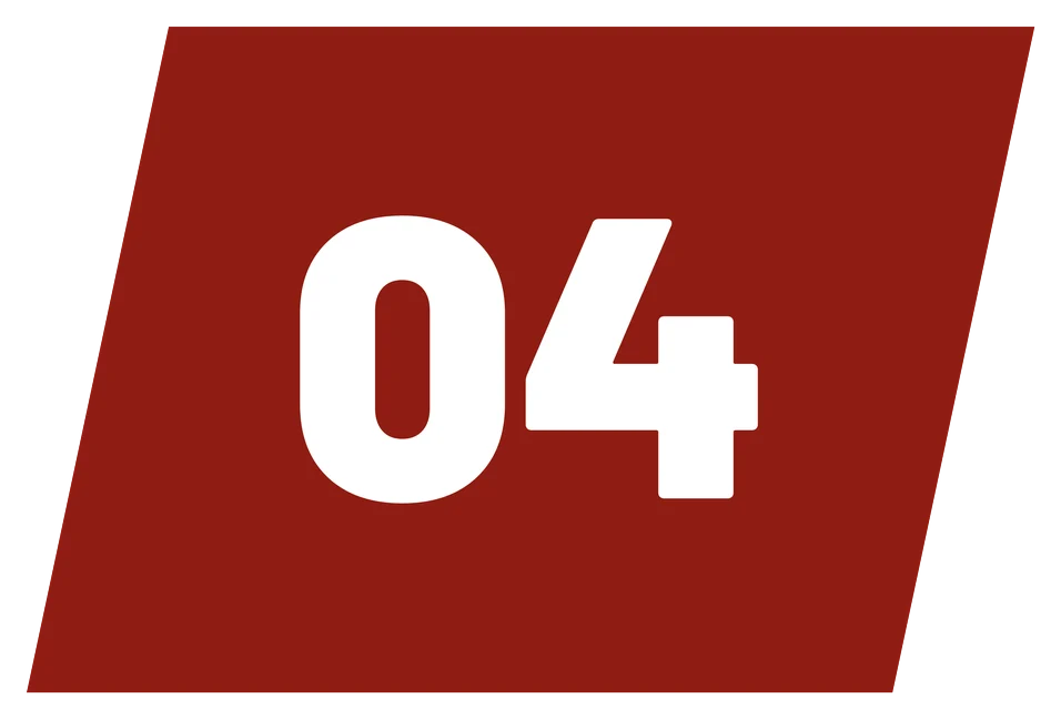 Red number four icon A-Jacks Towing Roadside Solutions