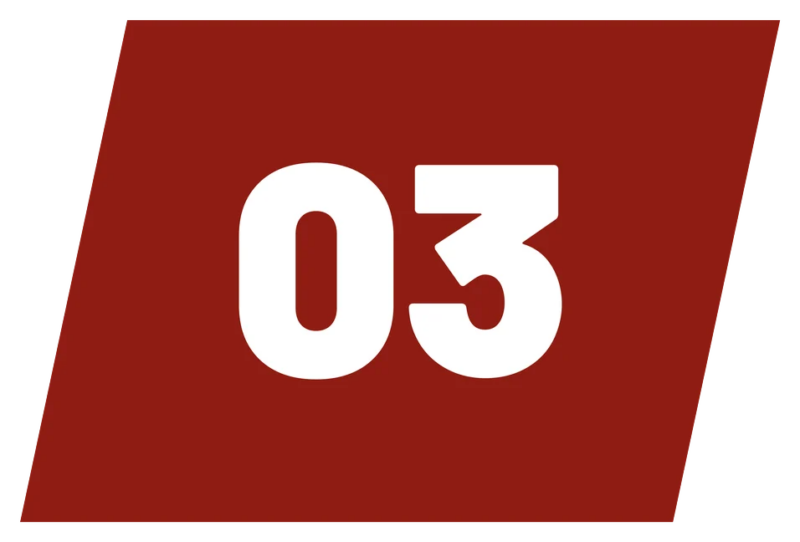 Red number three icon A-Jacks Towing Roadside Solutions